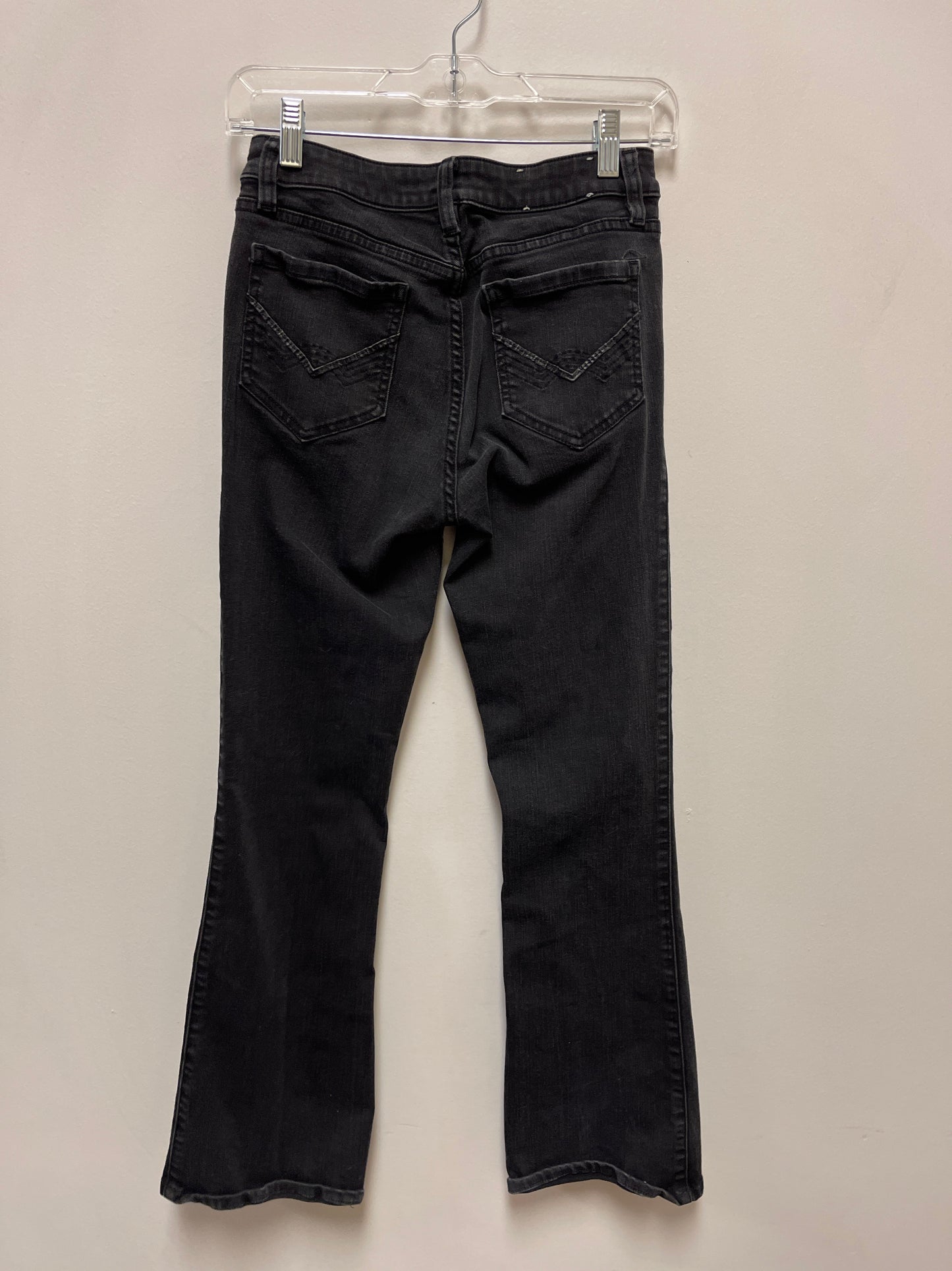 Jeans Flared By Clothes Mentor In Grey Denim, Size: 4