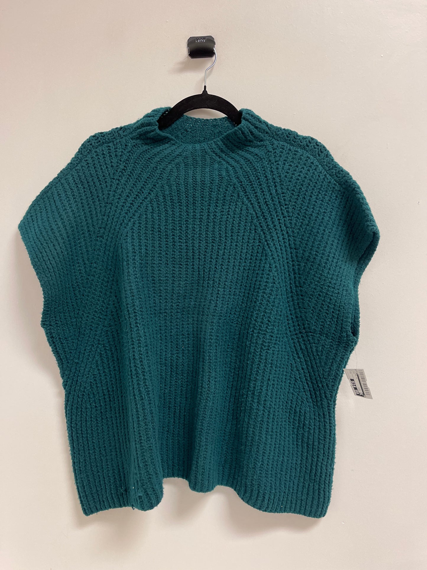 Sweater Short Sleeve By Loft In Green, Size: M