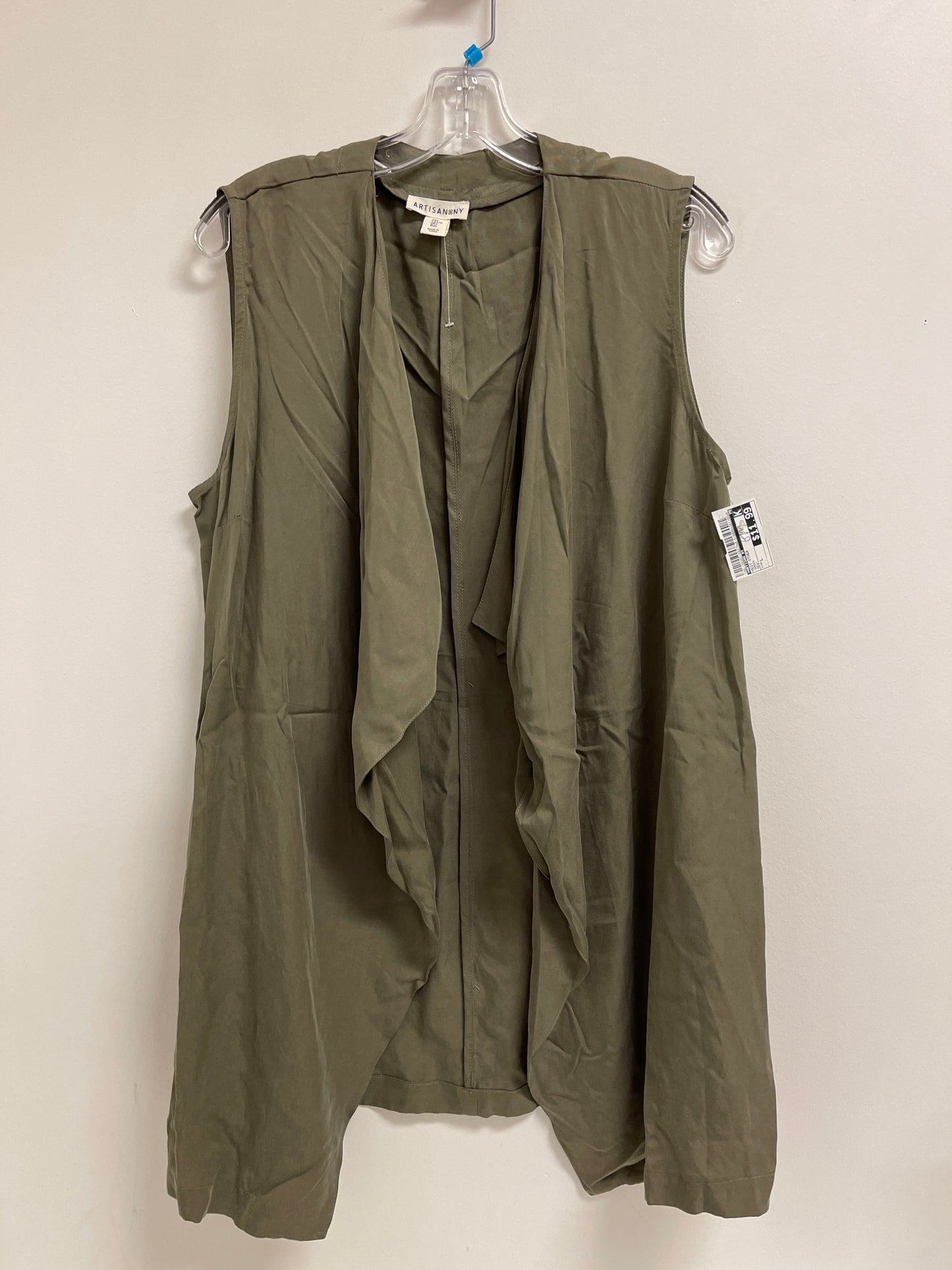 Vest Other By Artisan Ny In Green, Size: L