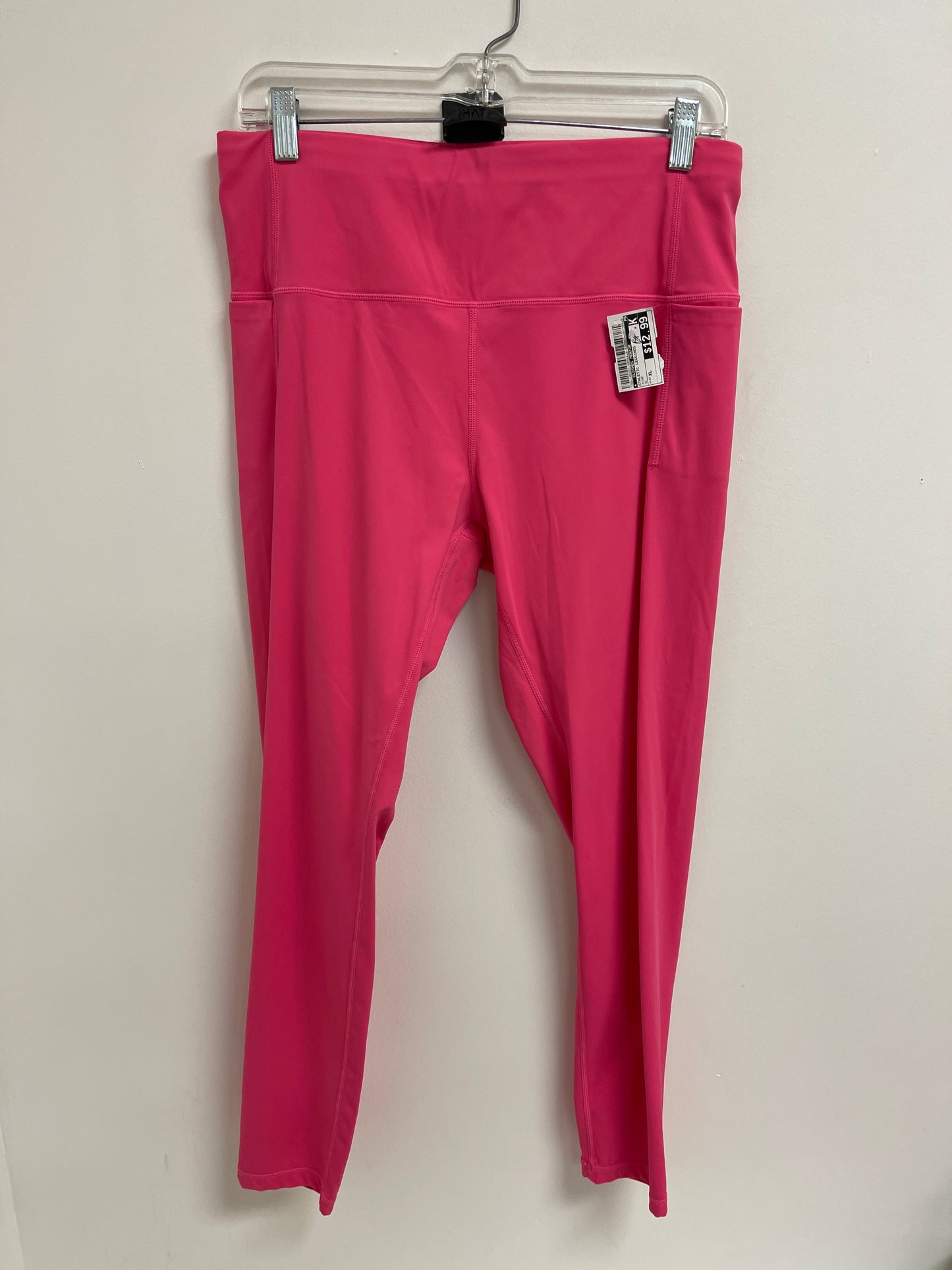 Athletic Leggings By Clothes Mentor In Pink, Size: Xl