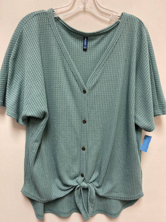 Top Long Sleeve By Clothes Mentor In Blue, Size: 2x