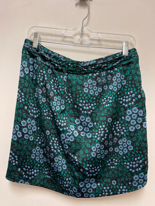 Skirt Mini & Short By Banana Republic In Black & Green, Size: 6