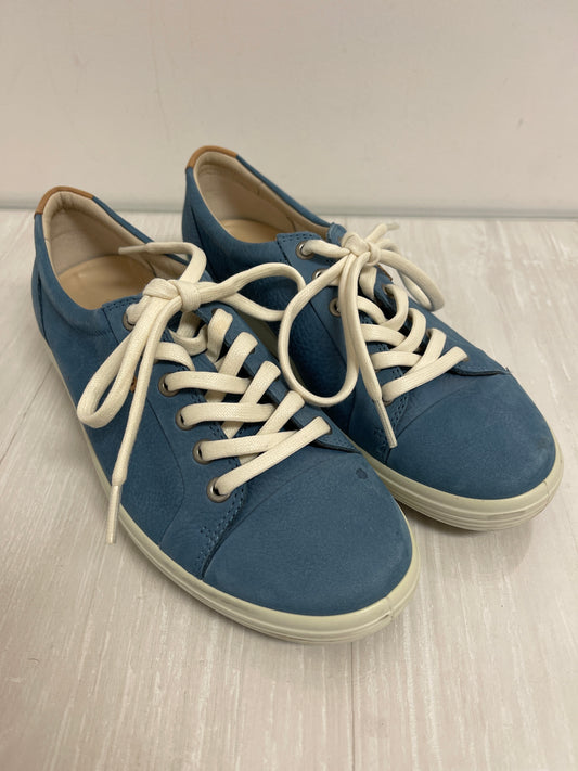 Shoes Sneakers By Ecco In Blue, Size: 7