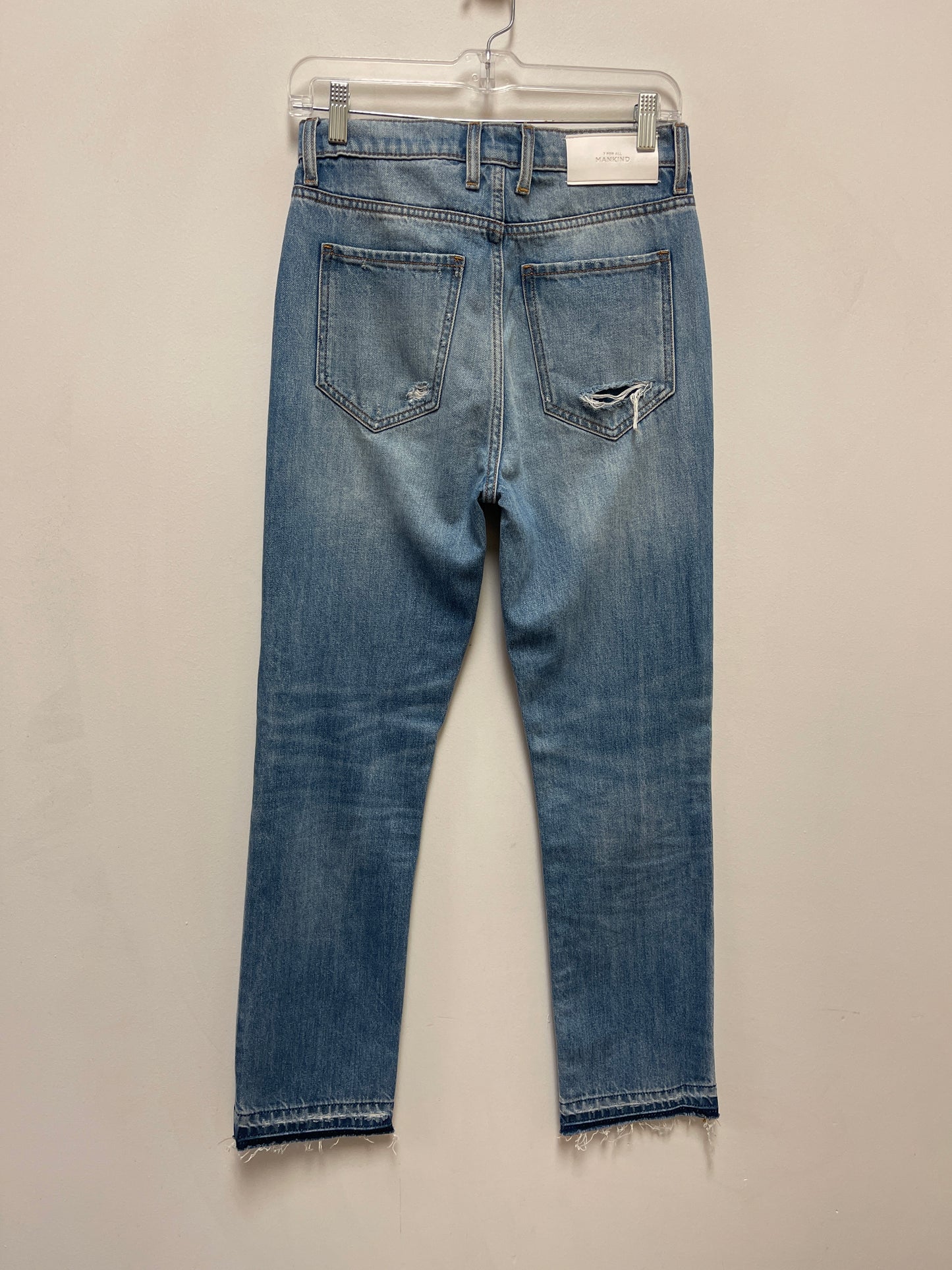 Jeans Designer By 7 For All Mankind In Blue Denim, Size: 2