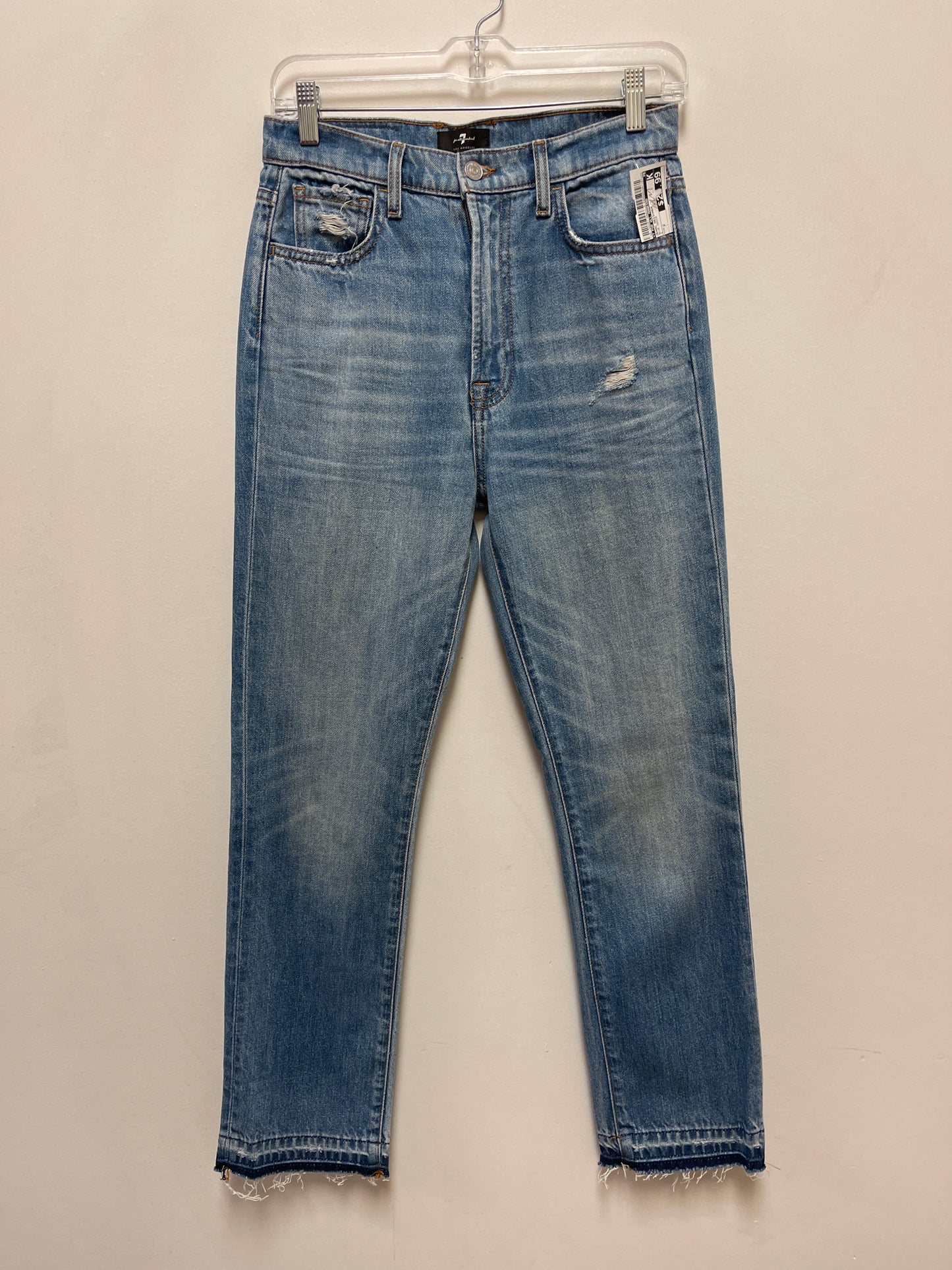 Jeans Designer By 7 For All Mankind In Blue Denim, Size: 2