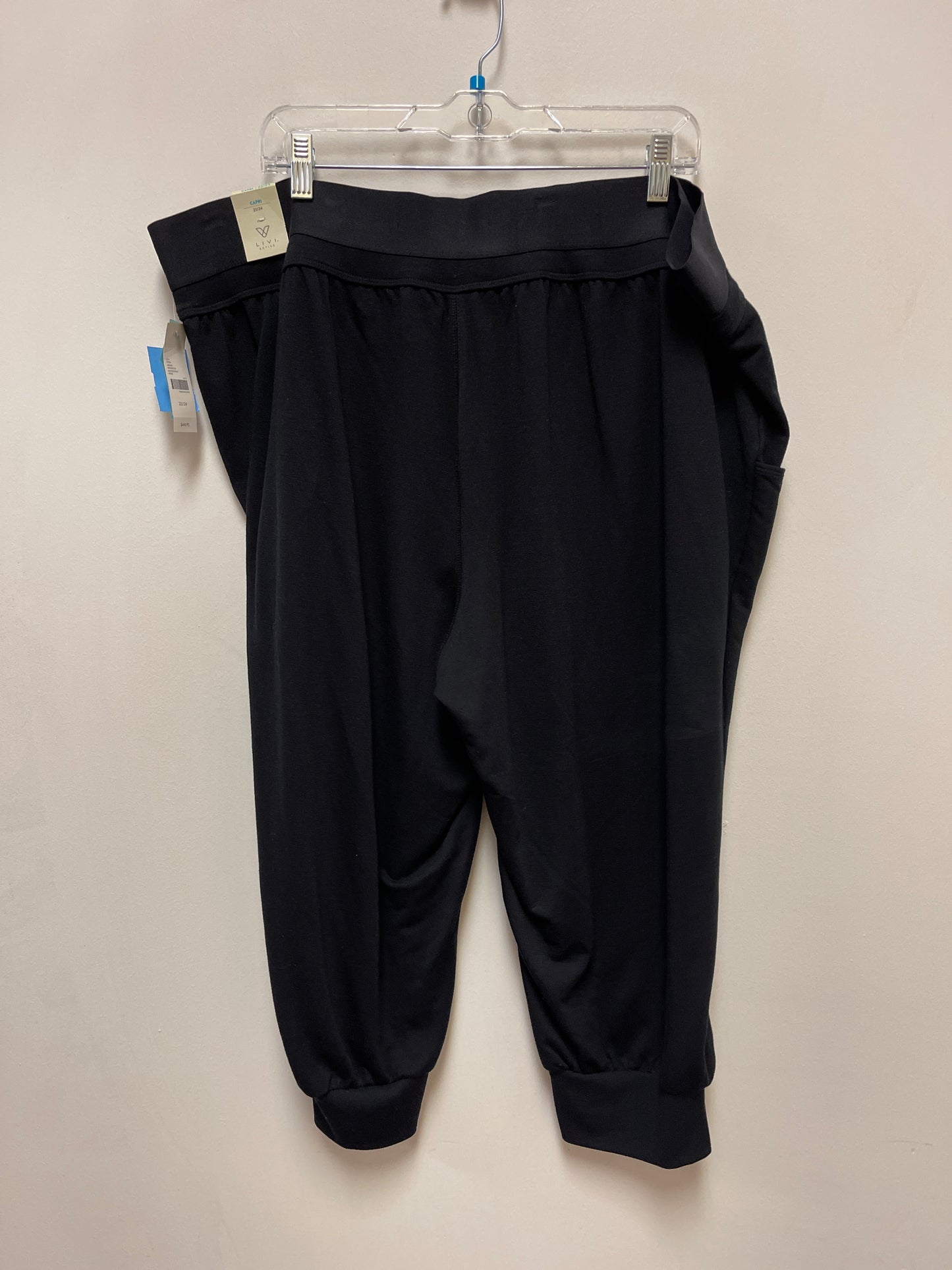 Athletic Pants By Livi Active In Black, Size: 3x