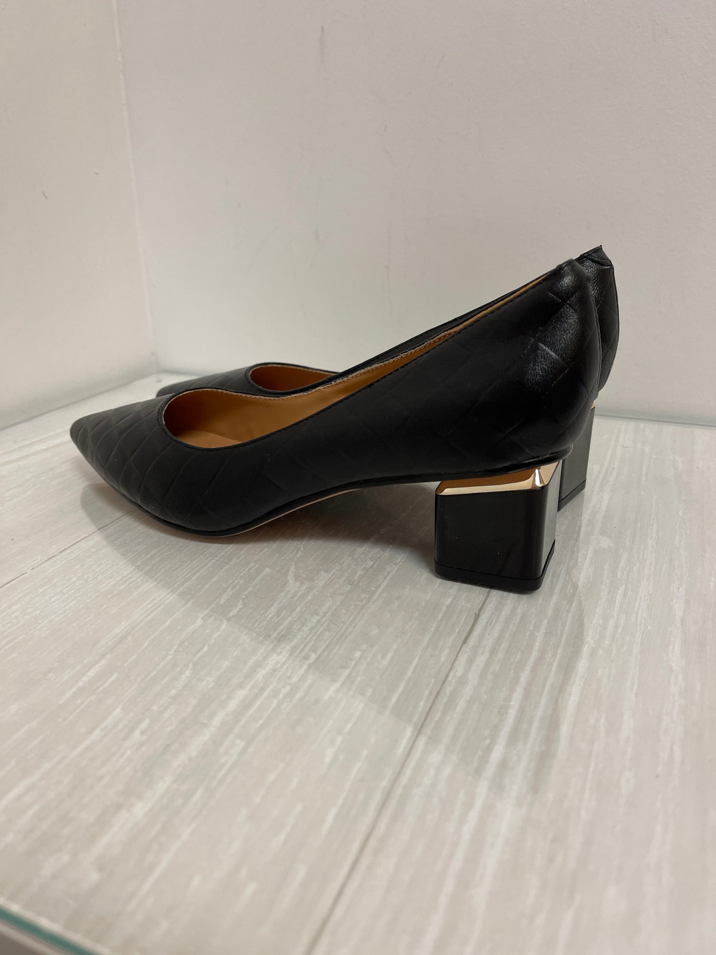 Shoes Heels Block By Clothes Mentor In Black, Size: 7.5