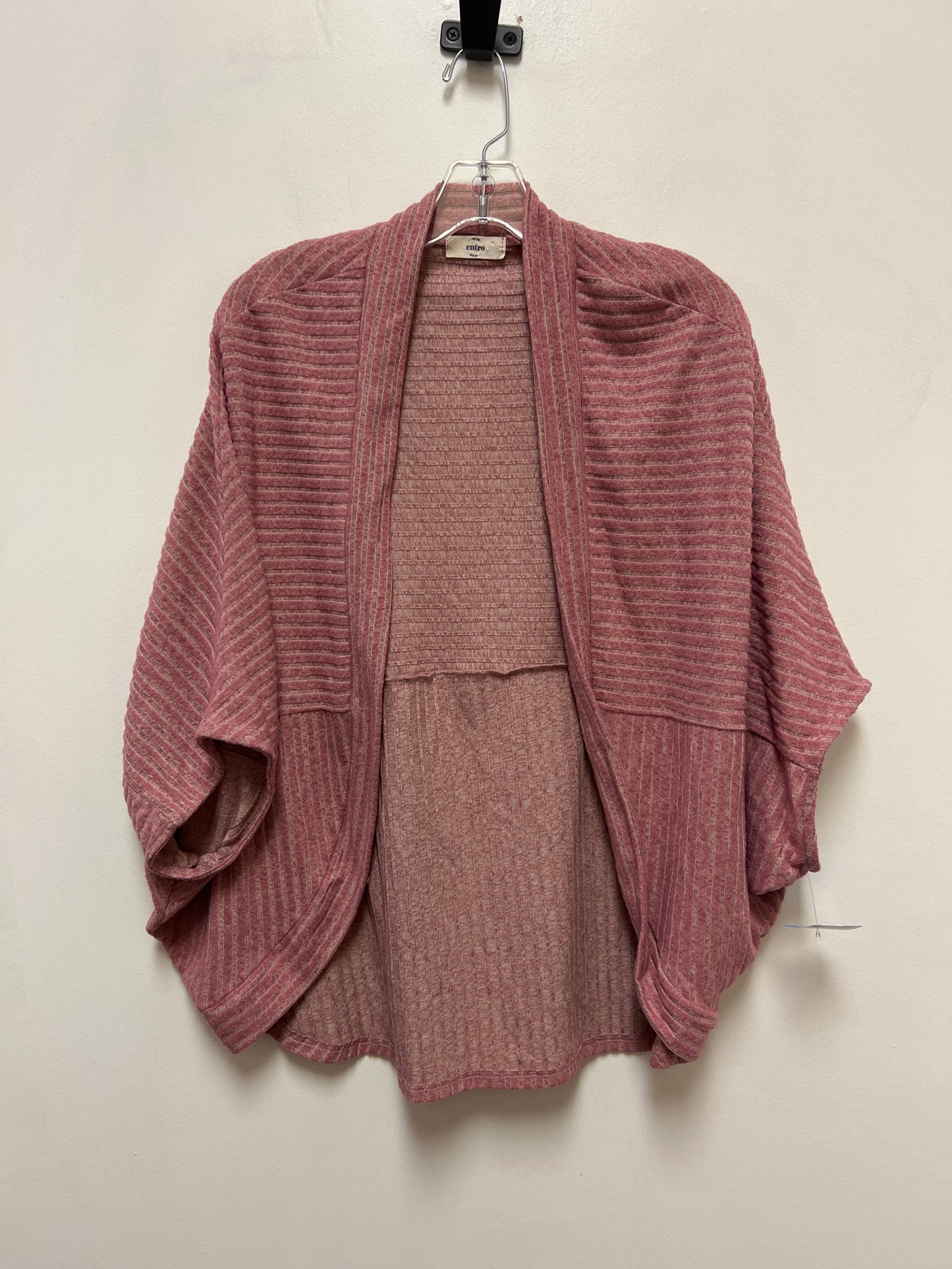 Cardigan By Entro In Pink, Size: M