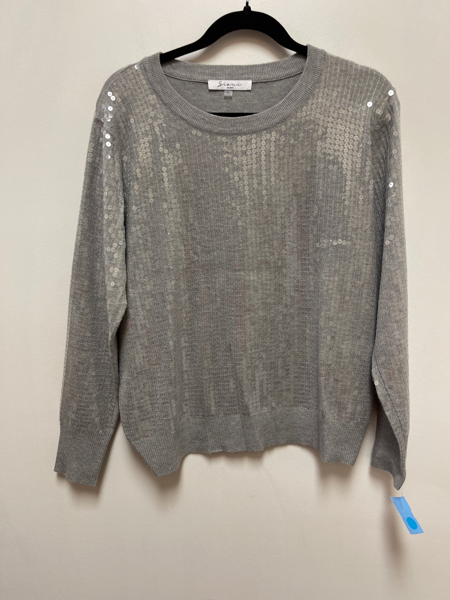 Sweater By Sioni In Grey, Size: L