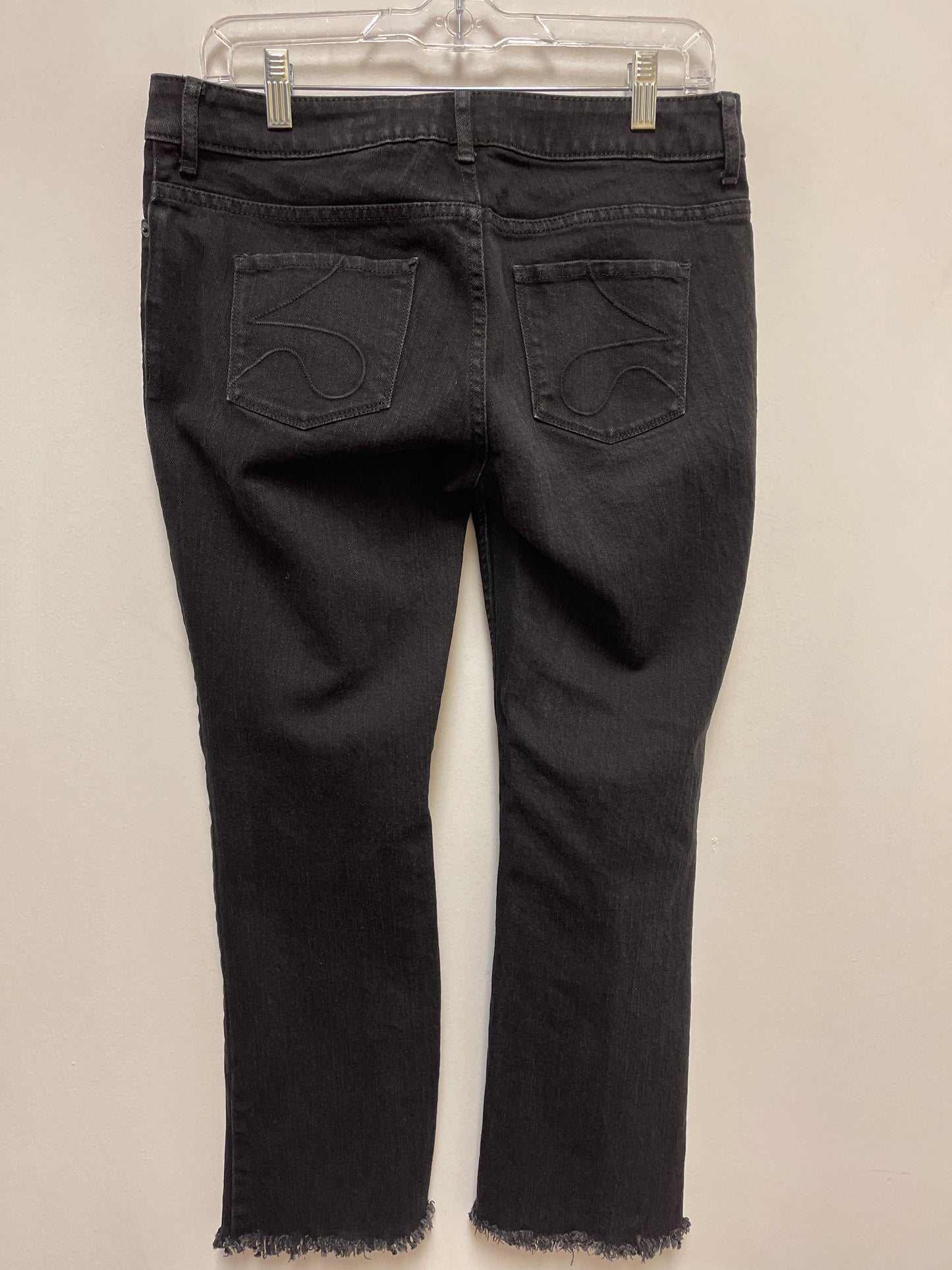 Jeans Boot Cut By Simply Vera In Black Denim, Size: 6