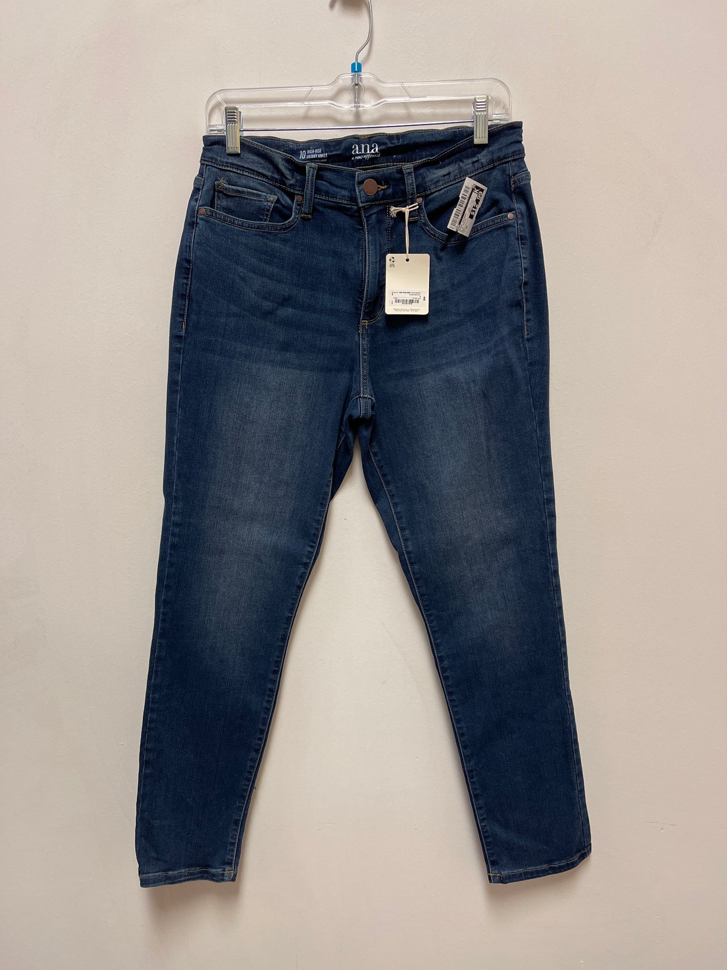 Jeans Skinny By Ana In Blue Denim, Size: 10