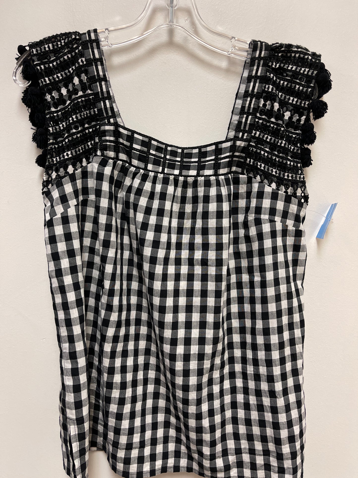 Top Sleeveless By J. Crew In Black & White, Size: Xs