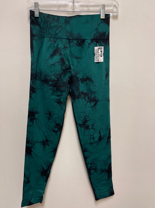 Athletic Leggings By Clothes Mentor In Black & Green, Size: M