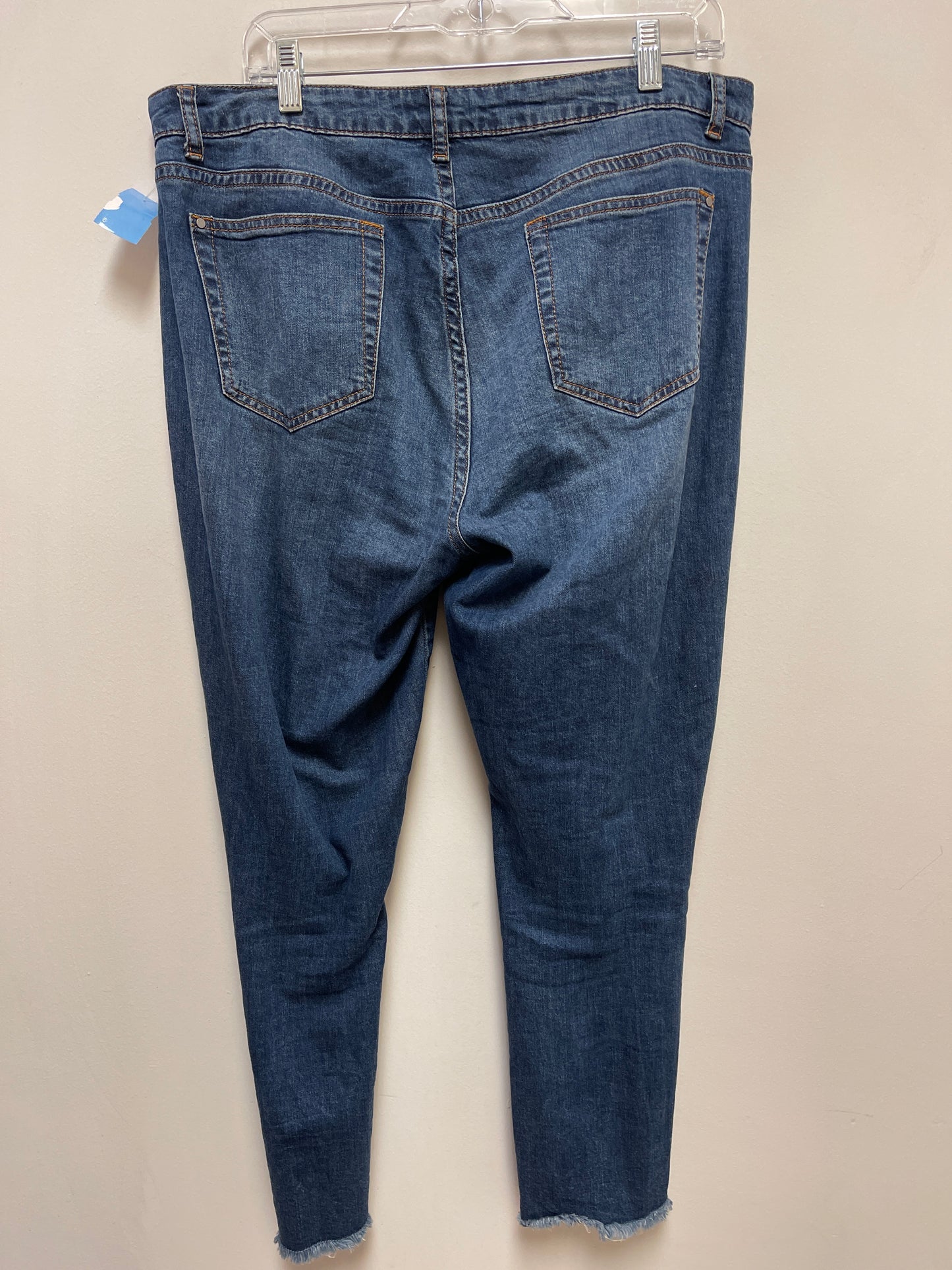 Jeans Straight By Clothes Mentor In Blue Denim, Size: 14