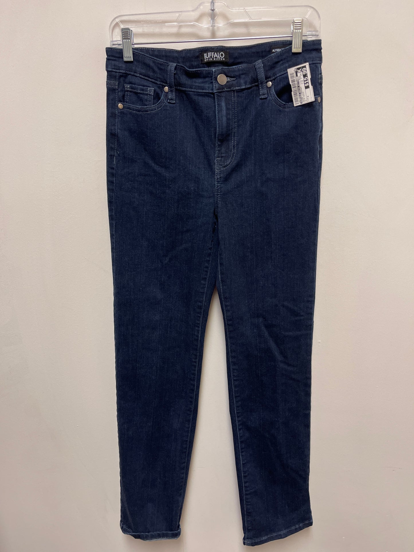 Jeans Straight By Buffalo David Bitton In Blue Denim, Size: 4