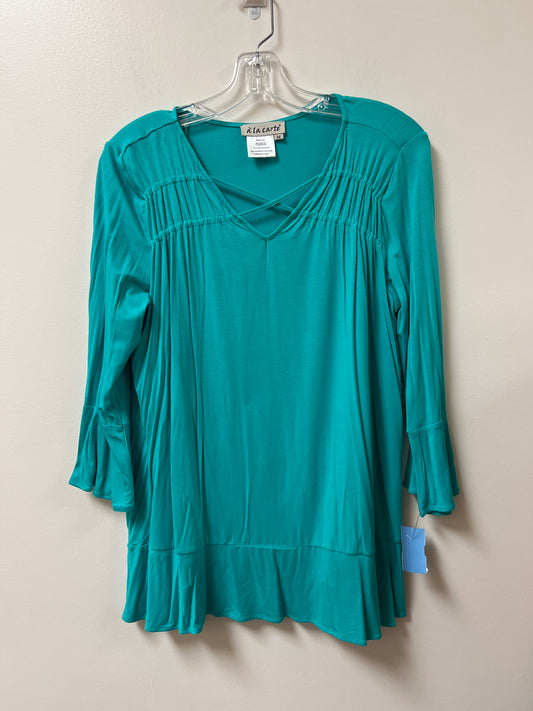 Top Long Sleeve By Clothes Mentor In Blue, Size: M