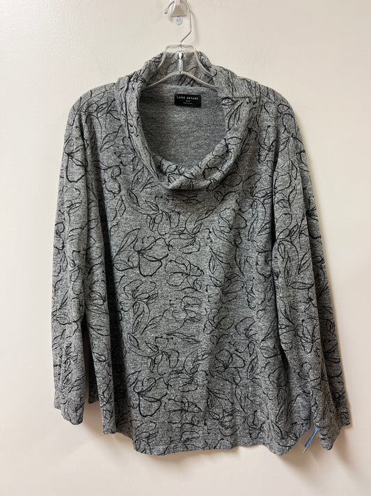 Top Long Sleeve By Lane Bryant In Grey, Size: 2x