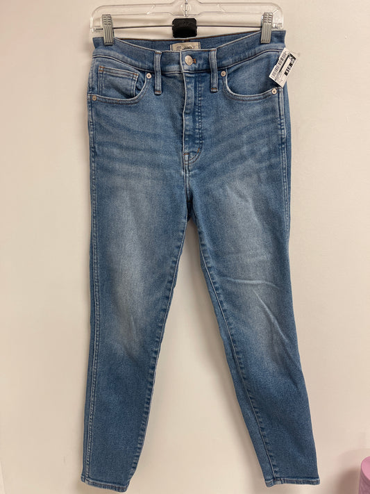 Jeans Skinny By Madewell In Blue Denim, Size: 6