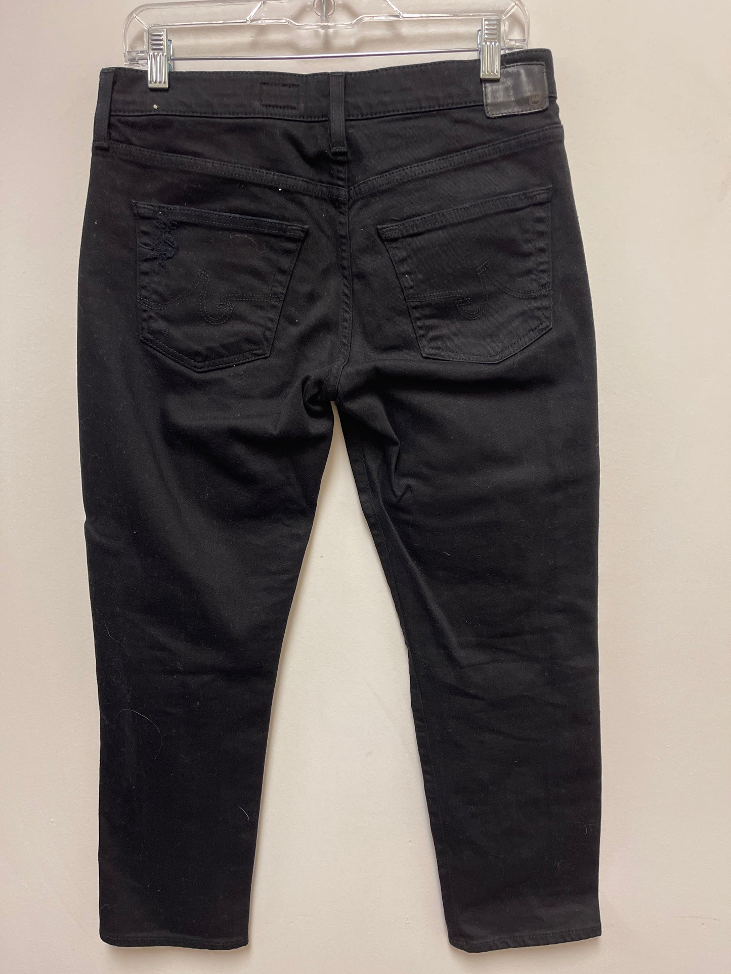 Jeans Designer By Adriano Goldschmied In Black Denim, Size: 4