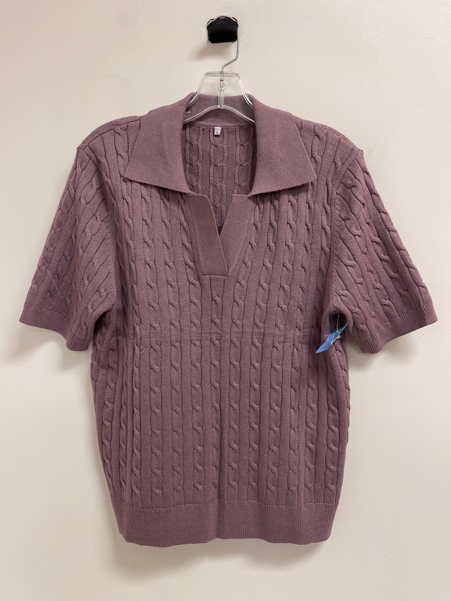 Top Short Sleeve By Clothes Mentor In Purple, Size: L