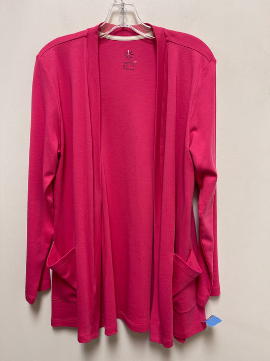 Cardigan By Isaac Mizrahi Live Qvc In Pink, Size: M