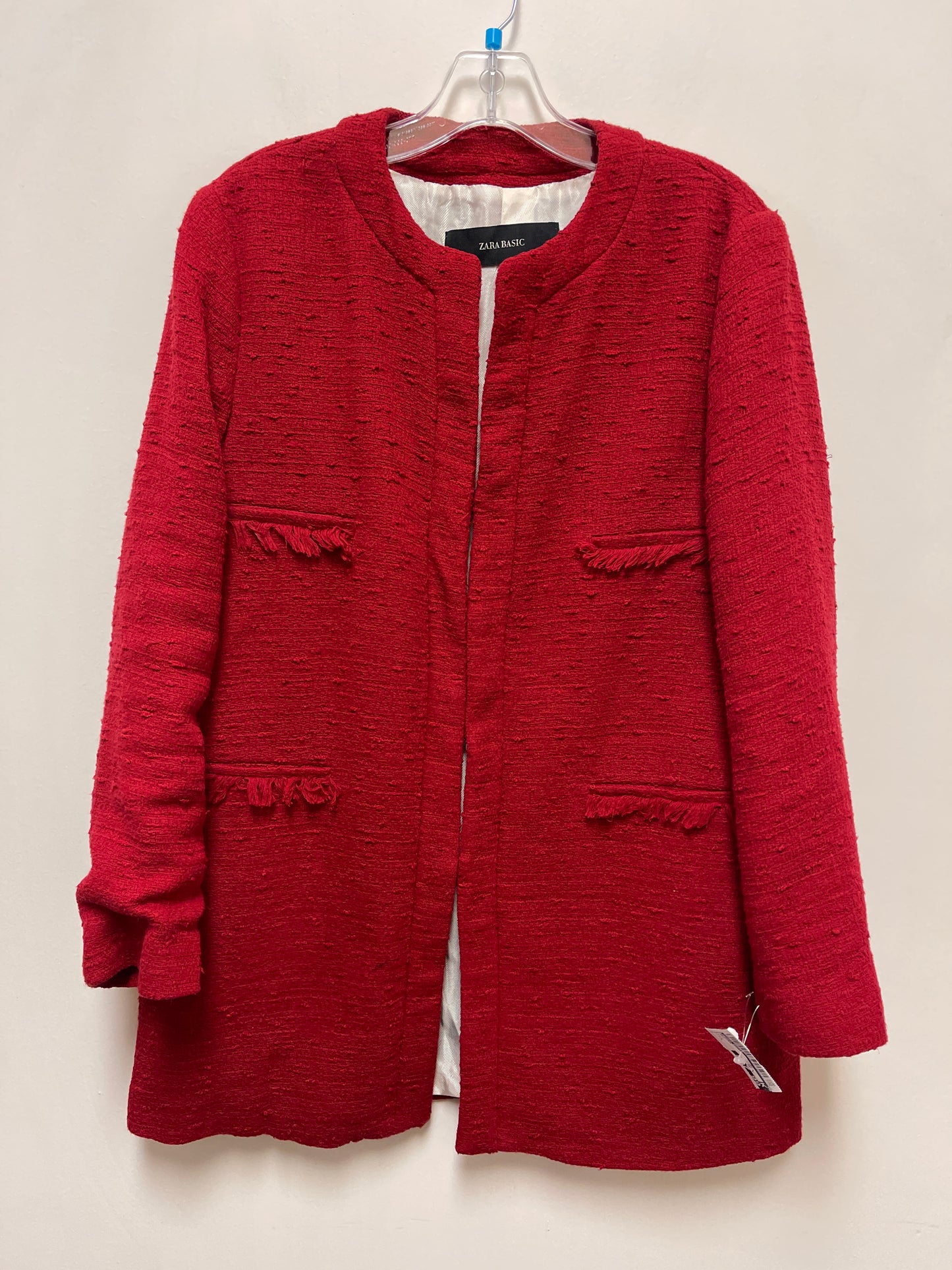 Blazer By Zara Basic In Red, Size: L