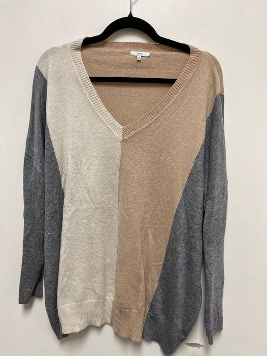 Sweater By Jodifl In Cream & Grey, Size: S