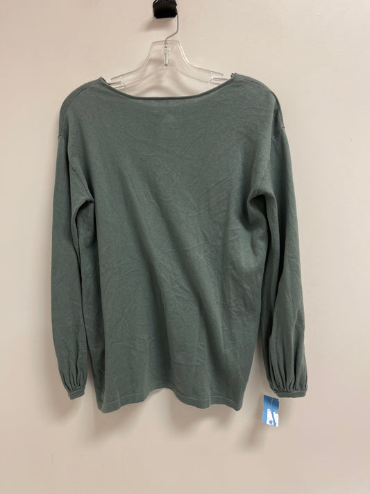 Top Long Sleeve By Nic + Zoe In Green, Size: S