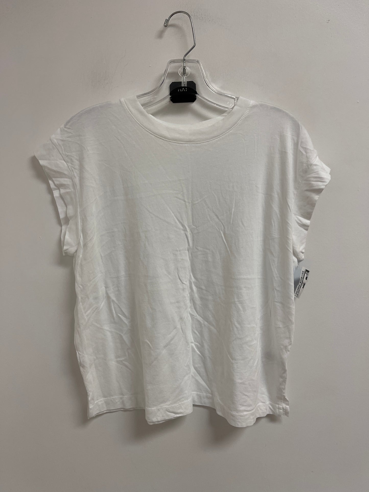 Top Short Sleeve By A New Day In White, Size: M