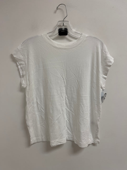 Top Short Sleeve By A New Day In White, Size: M