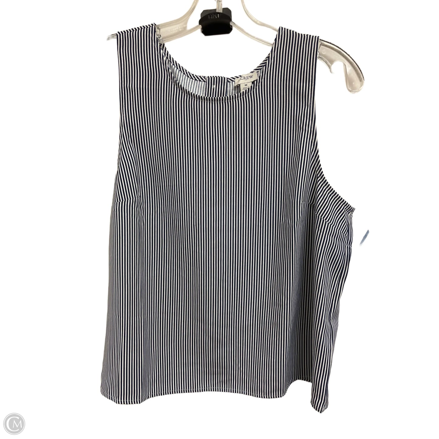 Top Sleeveless By J. Crew In Striped Pattern, Size: M