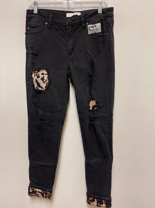 Jeans Skinny By Kancan In Black, Size: 8