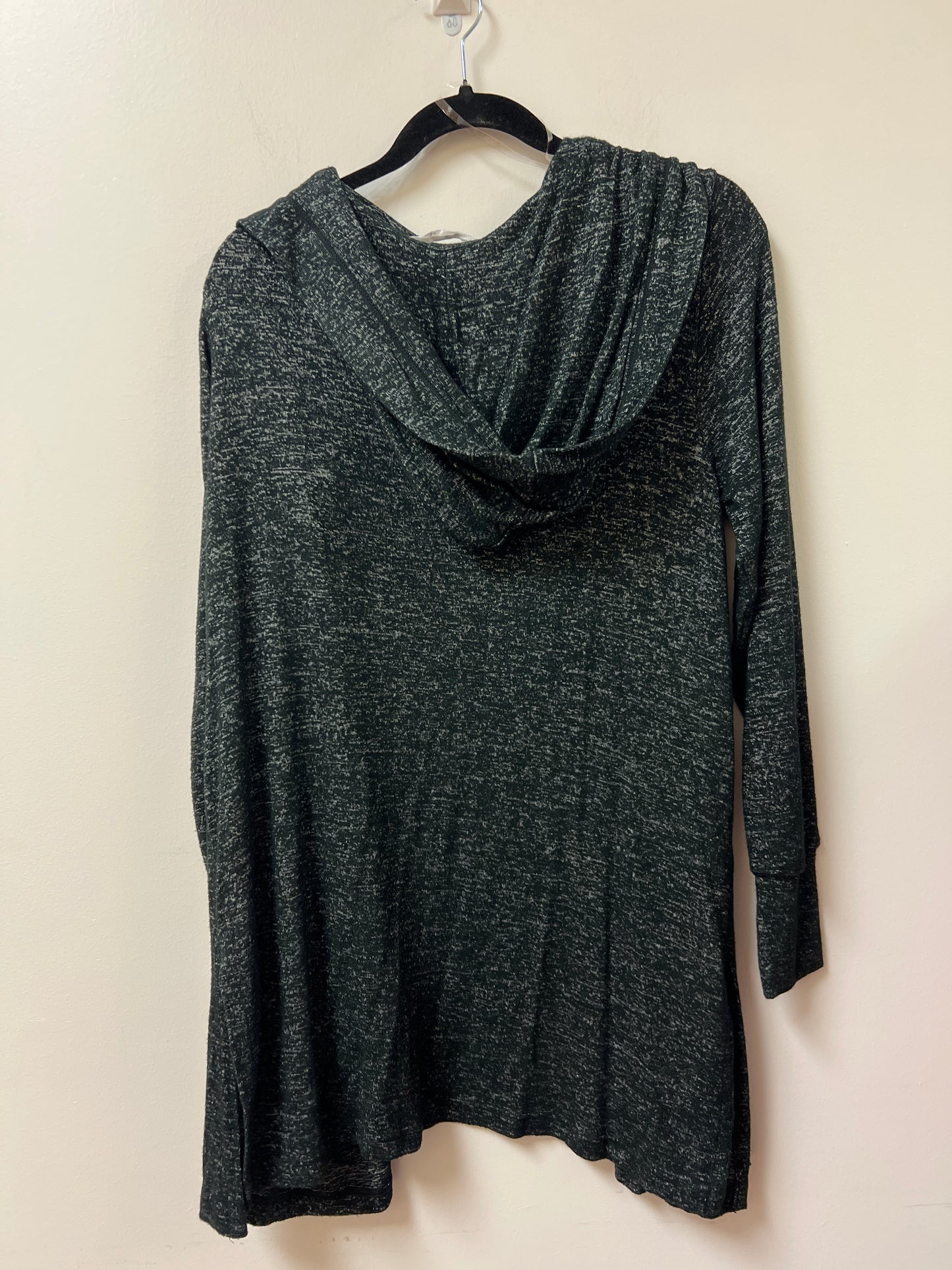 Cardigan By Clothes Mentor In Black & Grey, Size: L