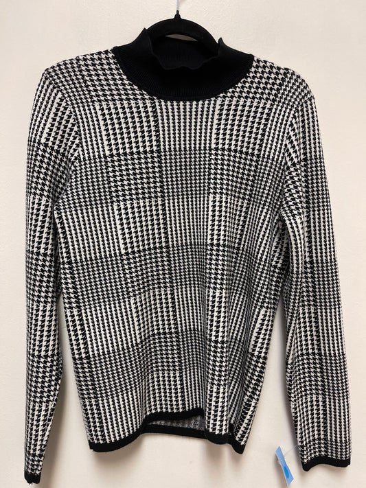 Sweater By T Tahari In Black & White, Size: M