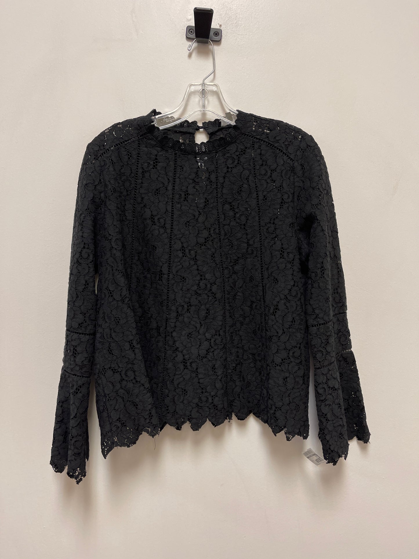 Top Long Sleeve By Clothes Mentor In Black, Size: S