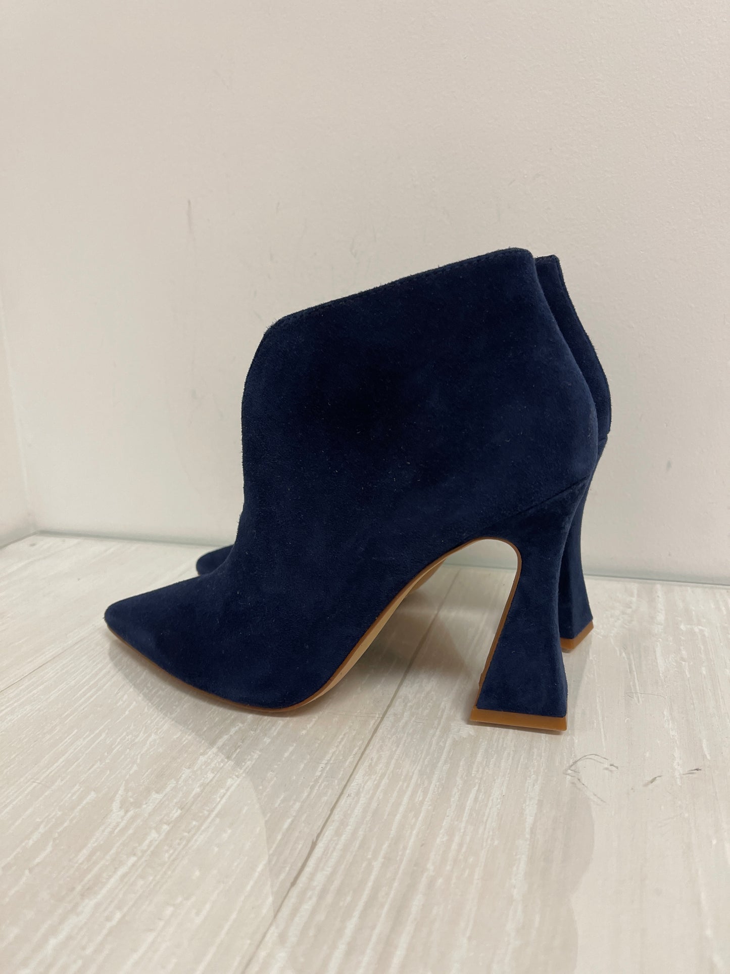 Boots Ankle Heels By Vince Camuto In Navy, Size: 7.5