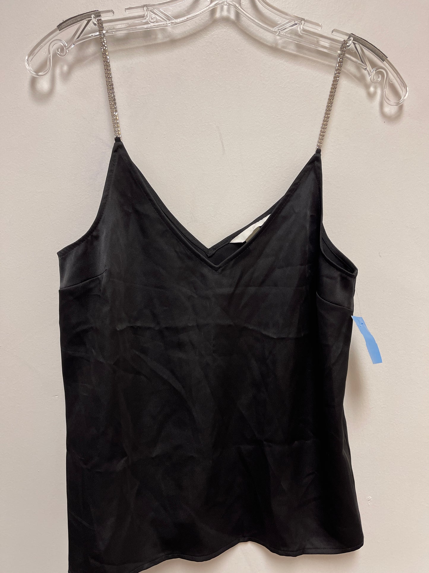 Top Sleeveless By H&m In Black, Size: S