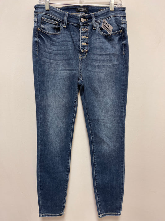 Jeans Skinny By Judy Blue In Blue Denim, Size: 8