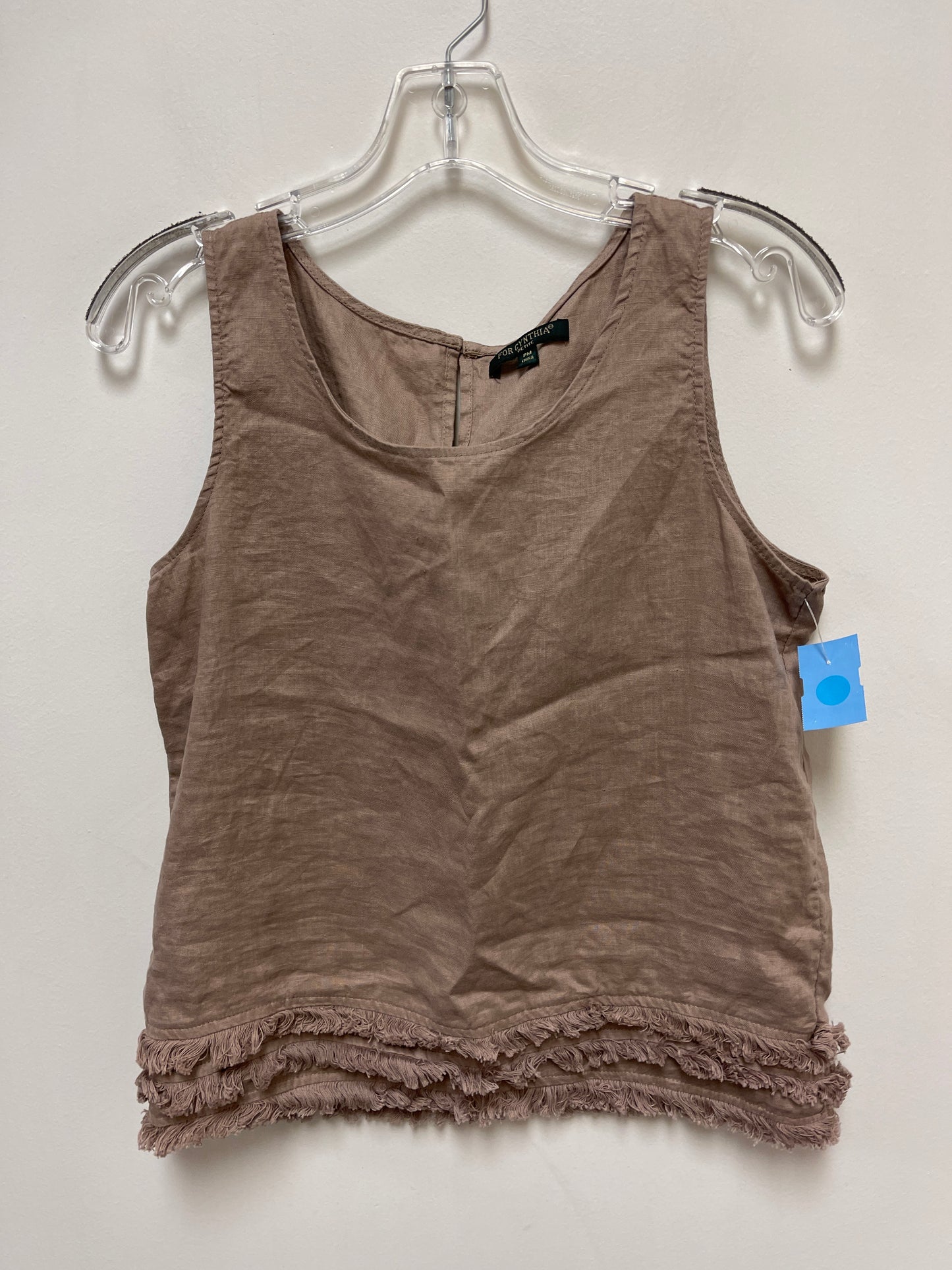 Top Sleeveless By For Cynthia In Brown, Size: Mp