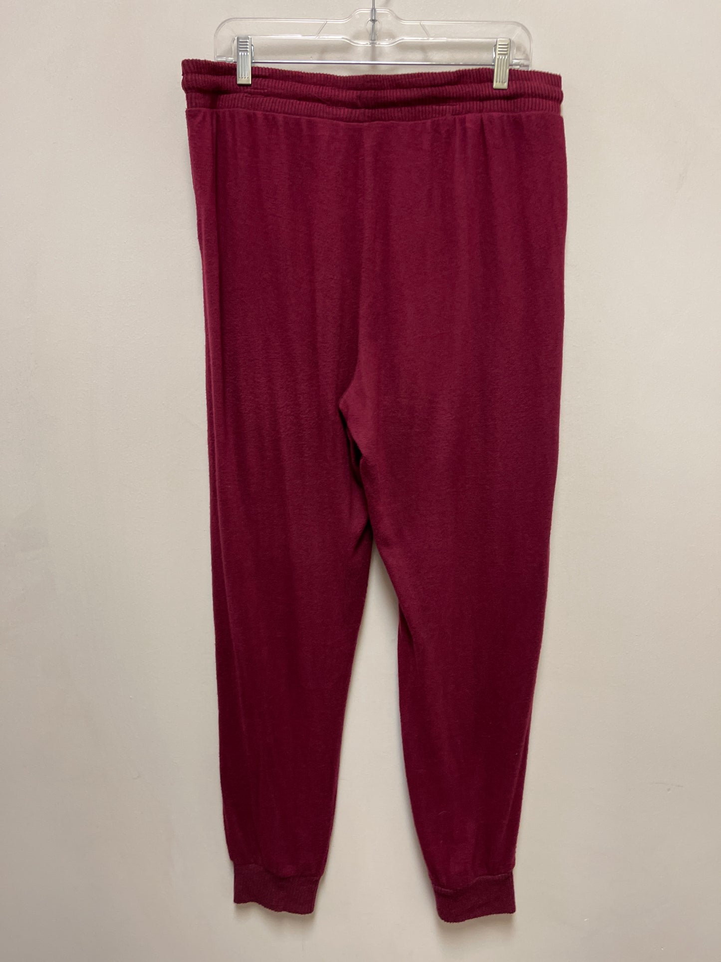 Pants Lounge By Clothes Mentor In Red, Size: 14