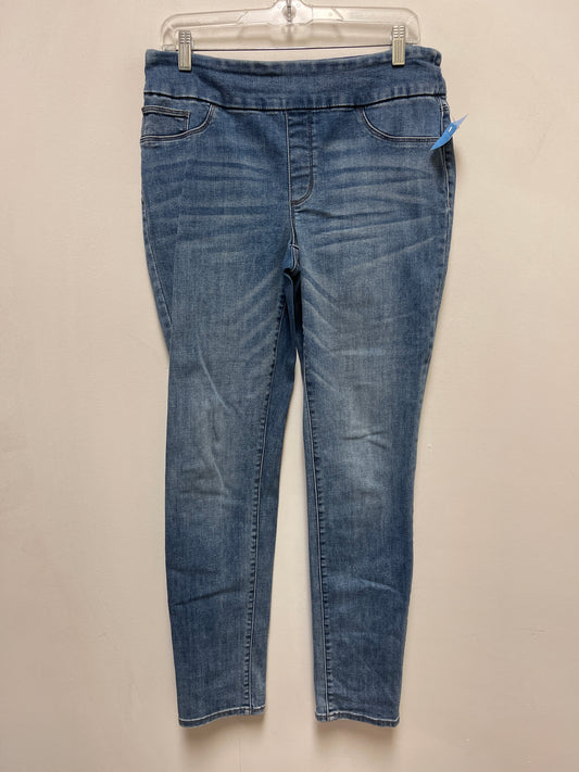 Jeans Skinny By Chicos In Blue Denim, Size: 6