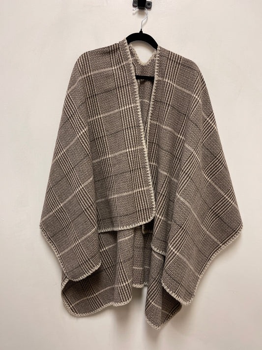 Shawl By Clothes Mentor In Brown & Cream, Size: Osfm