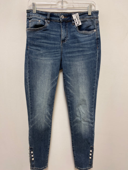 Jeans Skinny By Cece In Blue Denim, Size: 6