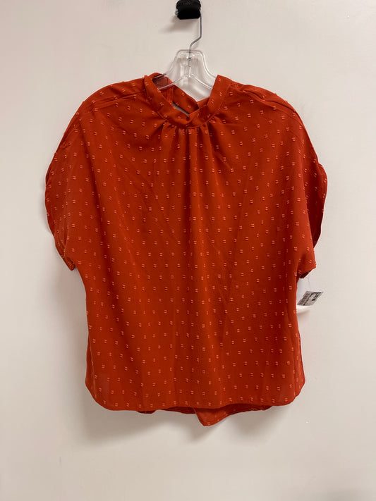 Top Short Sleeve By Clothes Mentor In Orange, Size: S