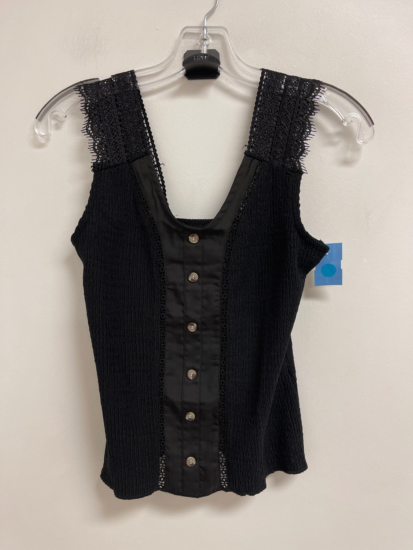 Top Sleeveless By Clothes Mentor In Black, Size: S