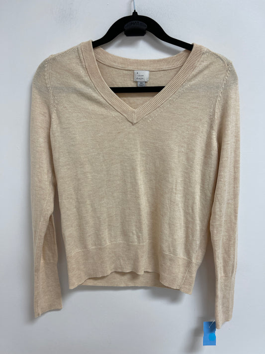 Sweater By A New Day In Cream, Size: Xs