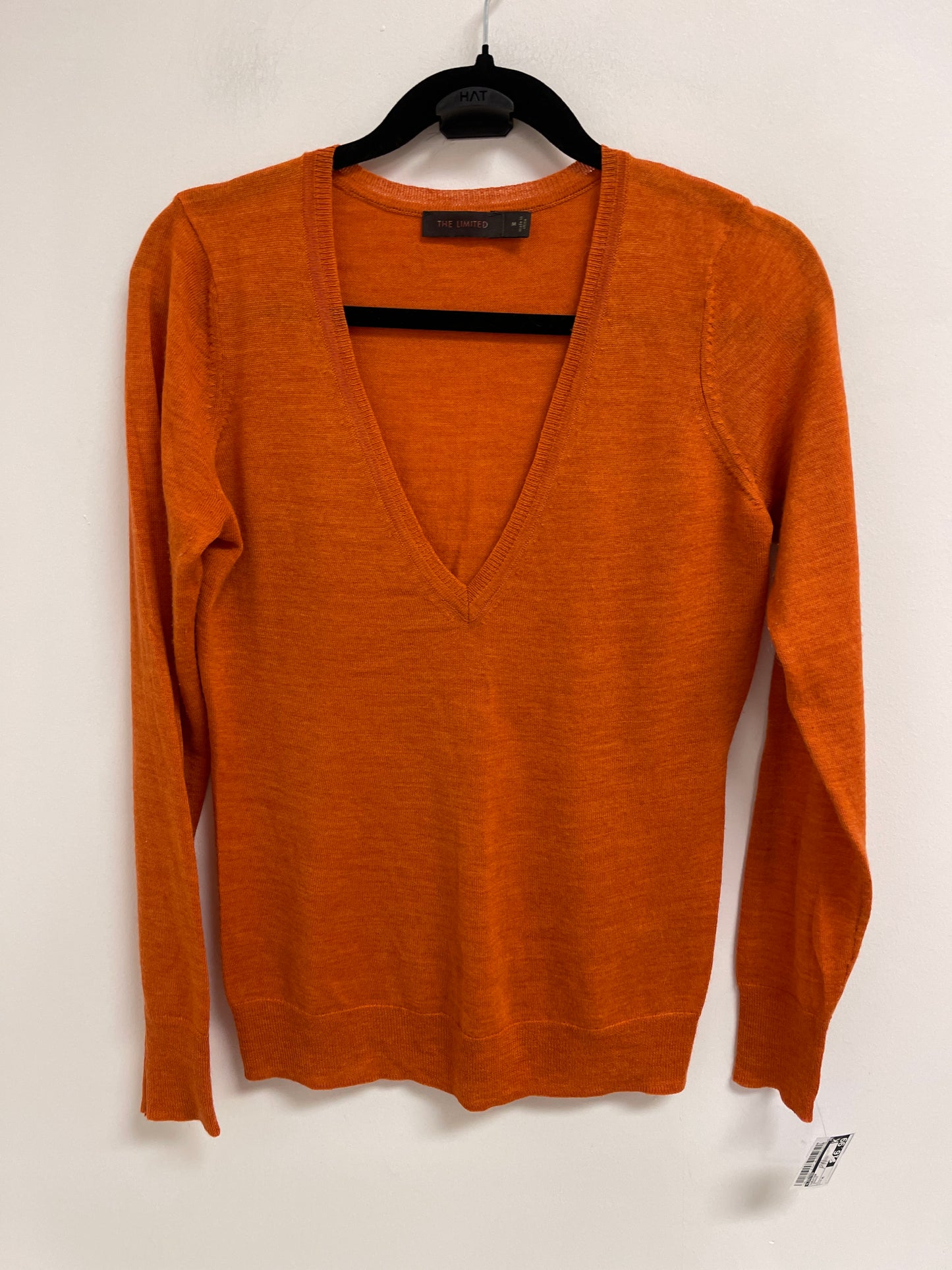 Sweater By Limited In Orange, Size: M