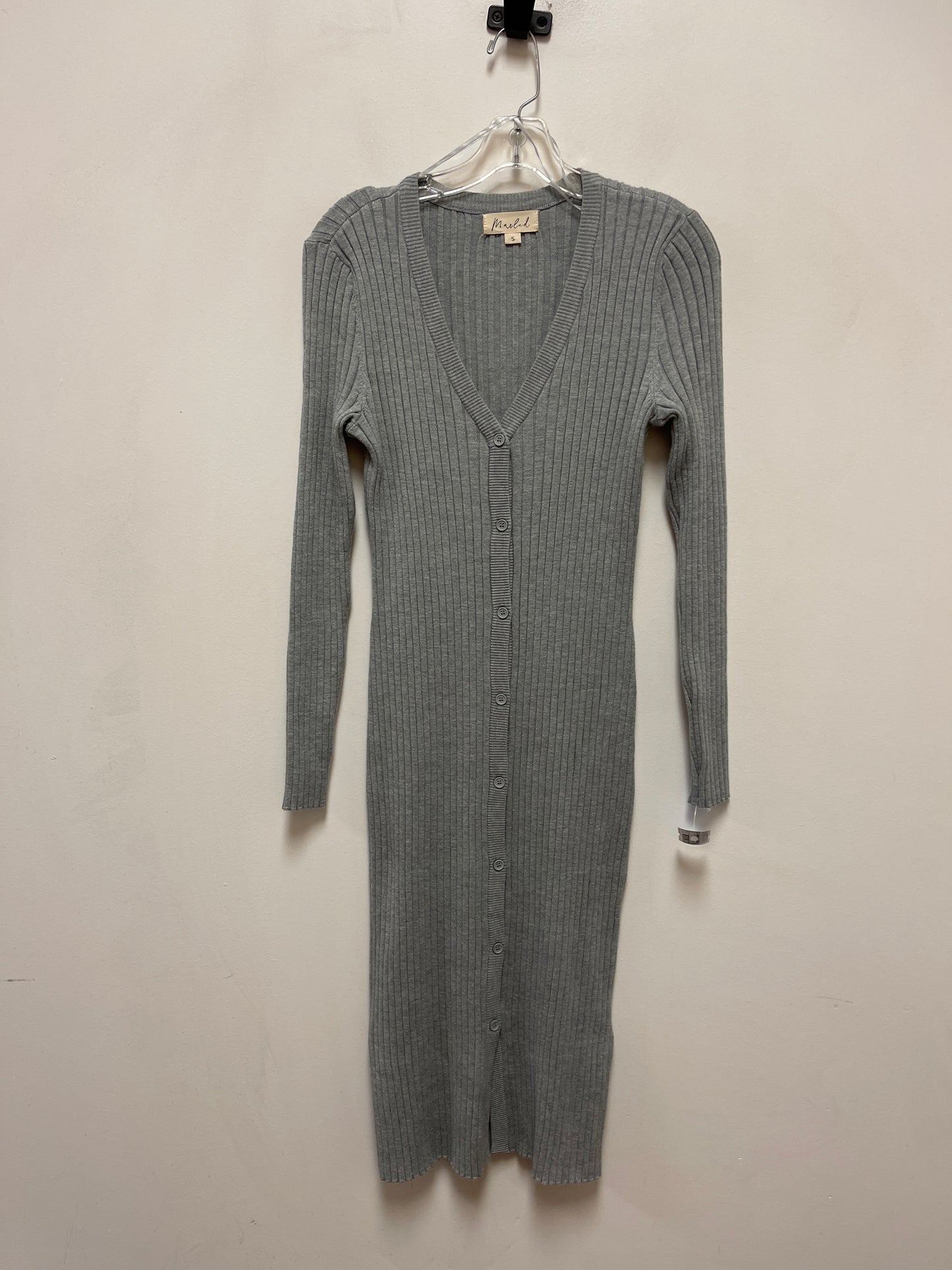 Dress Casual Midi By Marled In Grey, Size: S