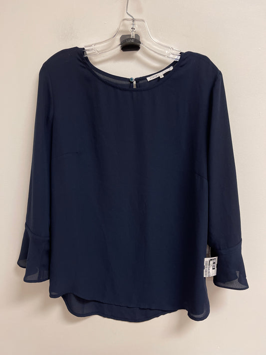 Top Long Sleeve By Violet And Claire In Navy, Size: L