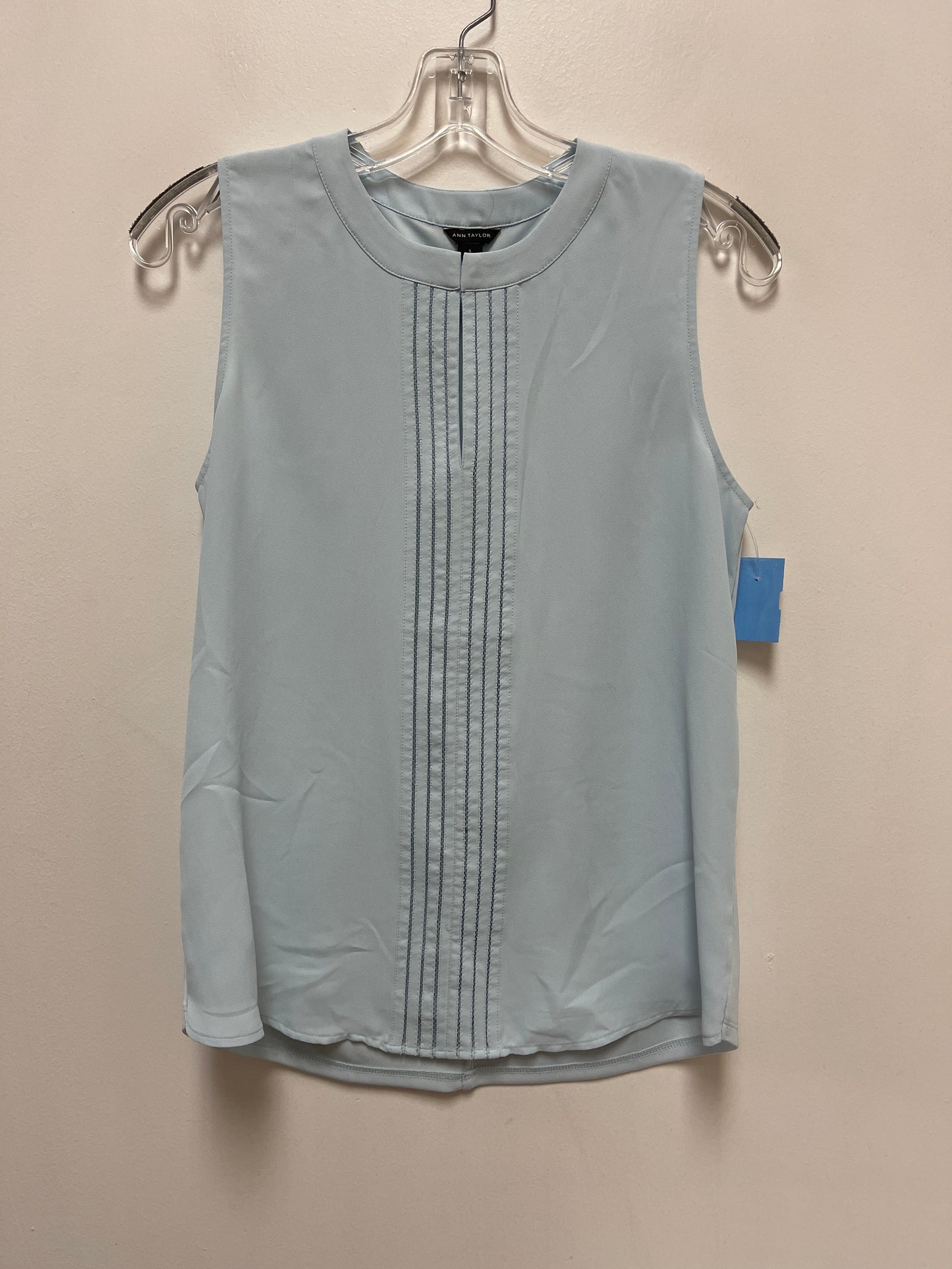 Top Sleeveless By Ann Taylor In Blue, Size: S